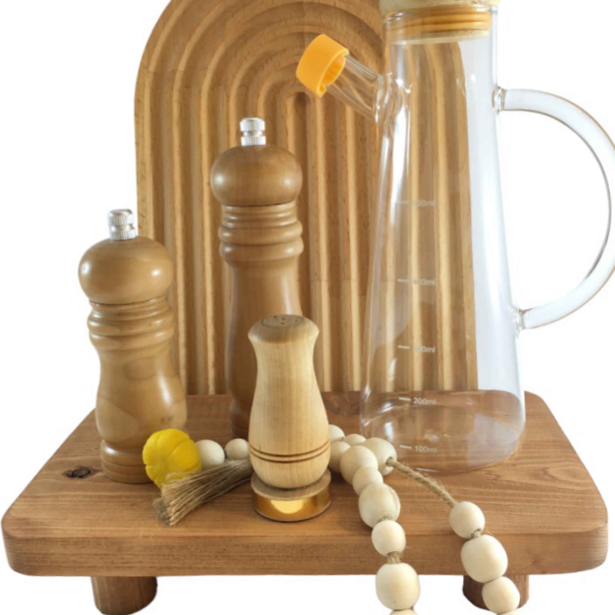 Wooden Serving Tray with Stand – Model Riser | Elevated Style