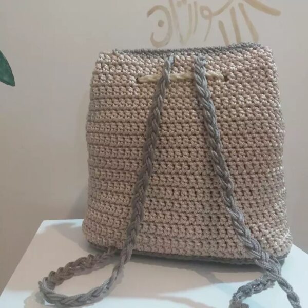 Handmade Crochet Kids Backpack Cartoon Design – Cute & Stylish Bag