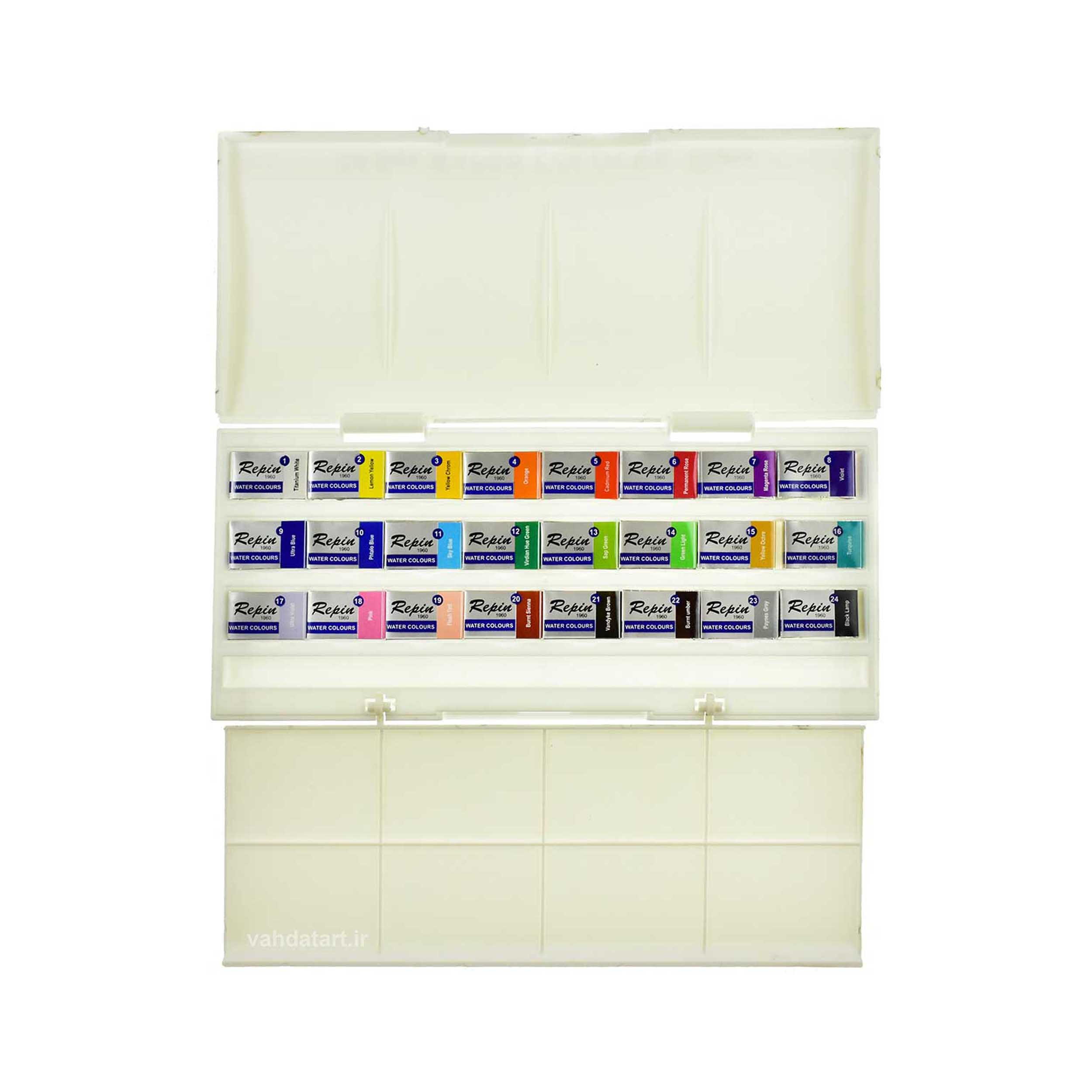 Repin 24-Color Watercolor Set – High-Quality Collection for Artists