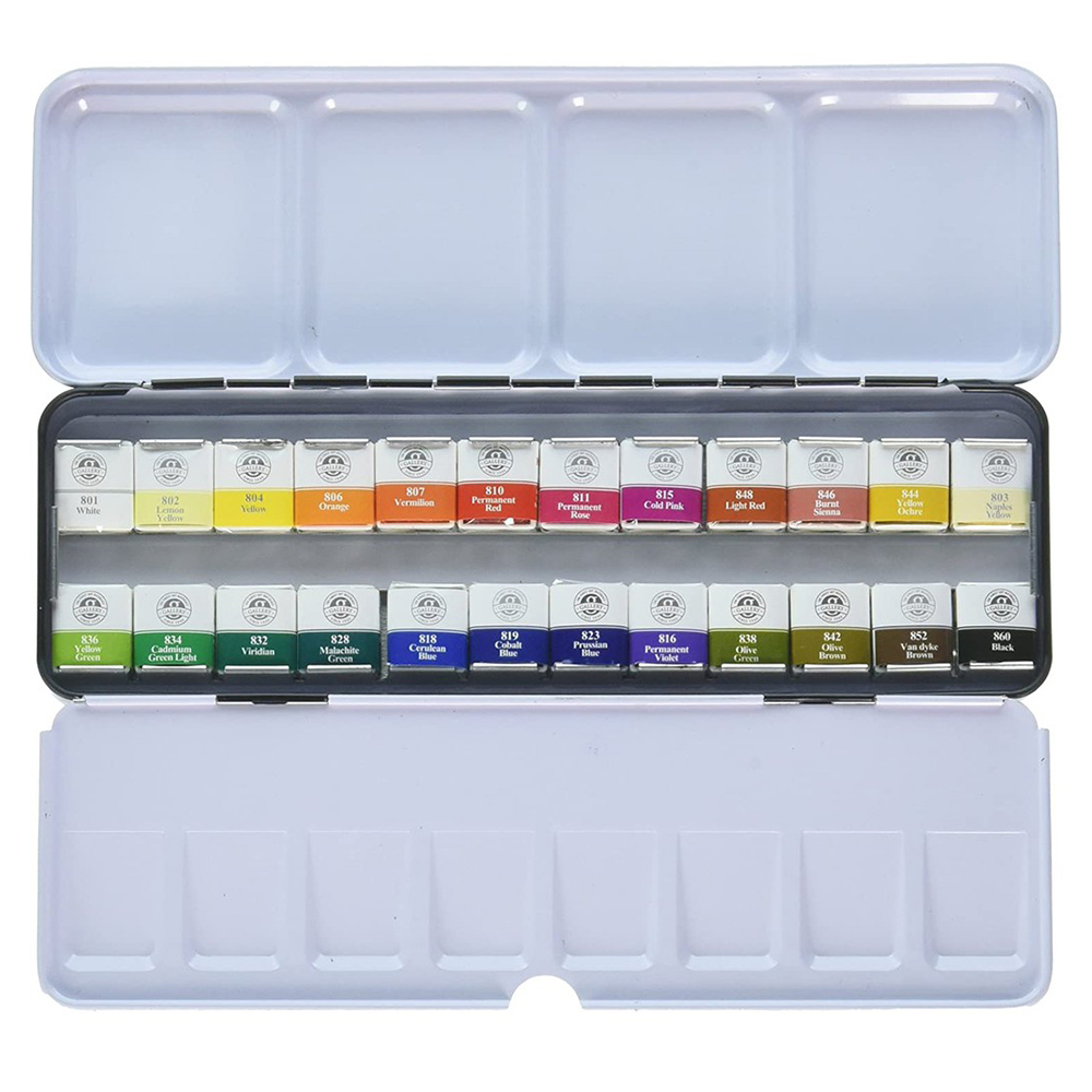Mungyo 24-Color Watercolor Set – High-Quality Collection for Artists