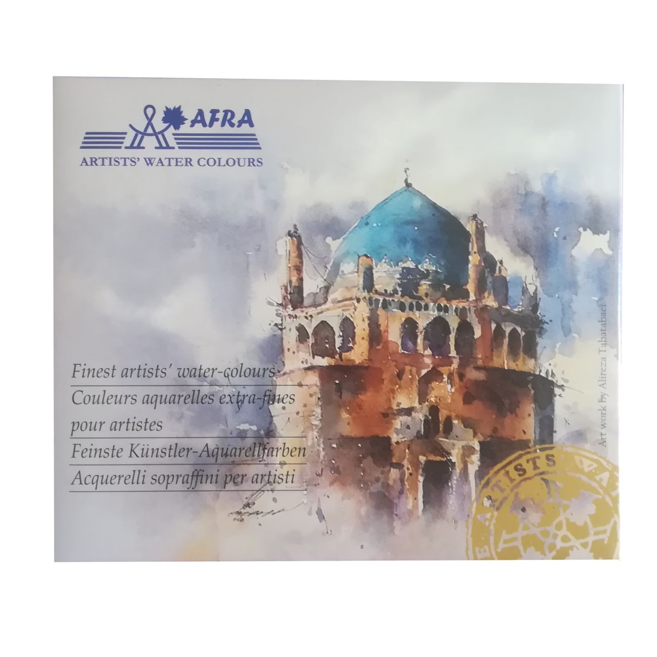 Afra 18-Color Watercolor Set Perfect for Creative Expression