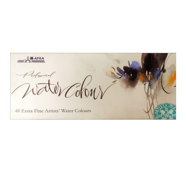 Afra 48-Color Watercolor Set Premium Quality – Perfect for Professionals & Beginners