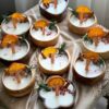 Aromatic Botanical Candles with Wood Jar and Citrus Design