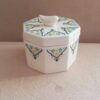 Authentic Ceramic Sugar Bowl with Persian-Inspired Patterns