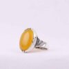 Authentic Sharaf al-Shams Ring with Geometric Pattern for Men