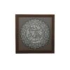 Bird and Flower Engraving in Brass Wall Frame - Timeless Design