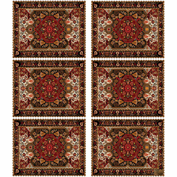 Blooming Beauty Placemat – Floral Elegance for Every Meal (Set of 6)