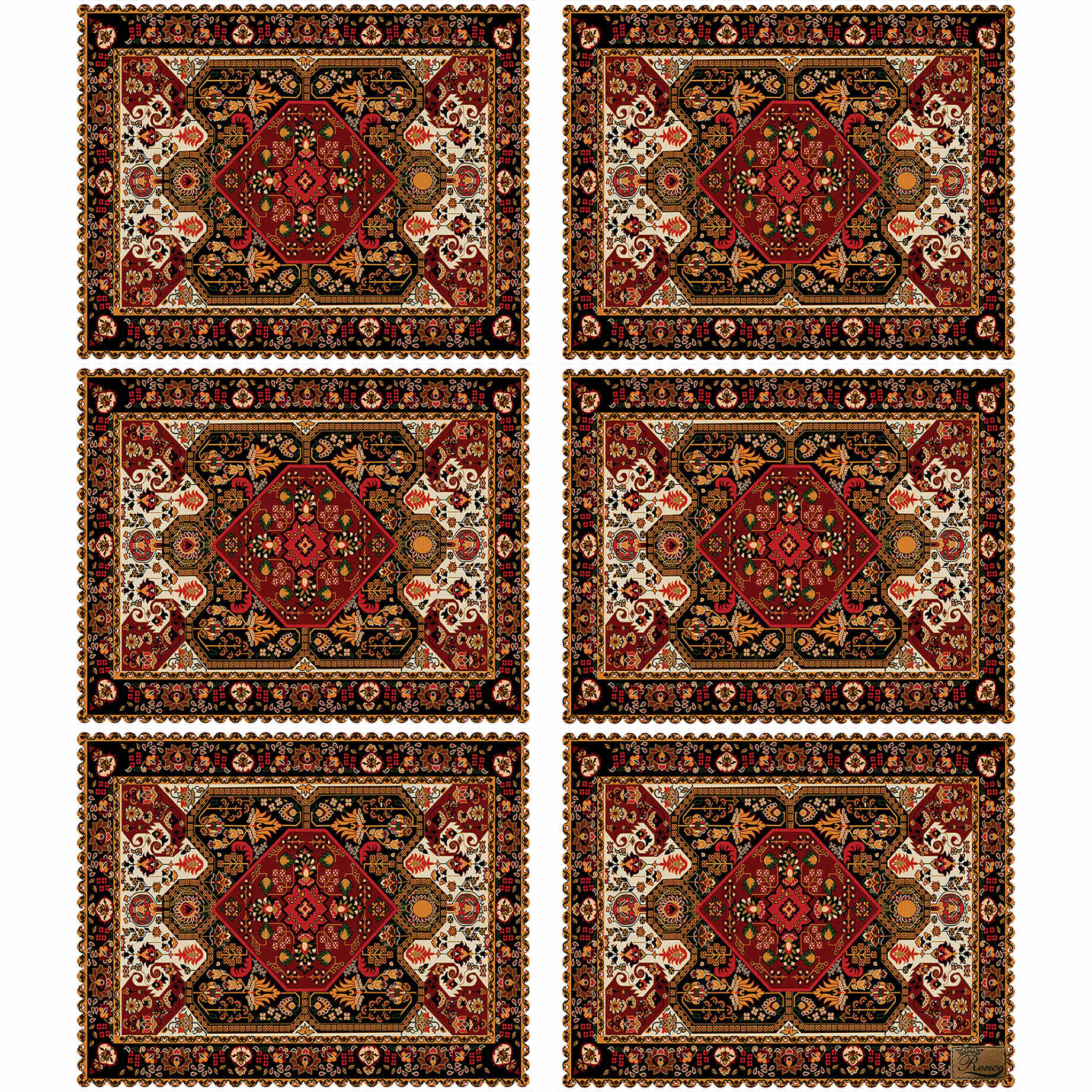 Blooming Beauty Placemat – Floral Elegance for Every Meal (Set of 6)