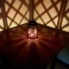 Candle Holder Lantern Design with Sama Dance Pattern