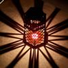 Candle Holder Lantern Design with Sama Dance Pattern