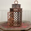 Candle Holder Lantern Design with Sama Dance Pattern
