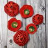Ceramic Candle Holder Pomegranate Style 2 Pcs– A Decorative Touch for Your Home Ambiance