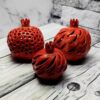 Ceramic Candle Holder Pomegranate Style 2 Pcs– A Decorative Touch for Your Home Ambiance