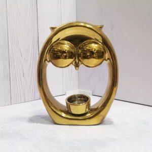 Ceramic Candle Holder – Owl Design A Perfect Decorative Accent for Any Room
