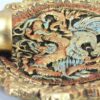 Ceramic Wall Plate Candle Holder – Artisanal Design Dragon Style