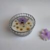 Chamomile Blossom Glass Jar Candles – Handcrafted Elegance