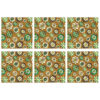 Chic Abstract Geometry Placemat Green (Set of 6)