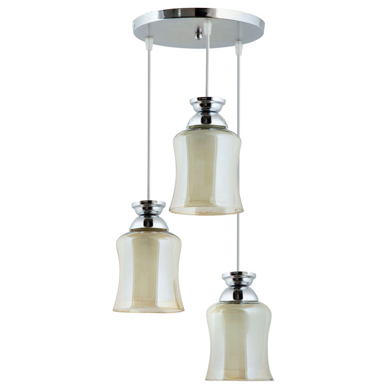 Chic Cluster Pendant Light with Clear, High-Quality Glass Shades