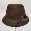 Classic Fedora Chapeau Hat with Flower Design – Perfect for Any Occasion