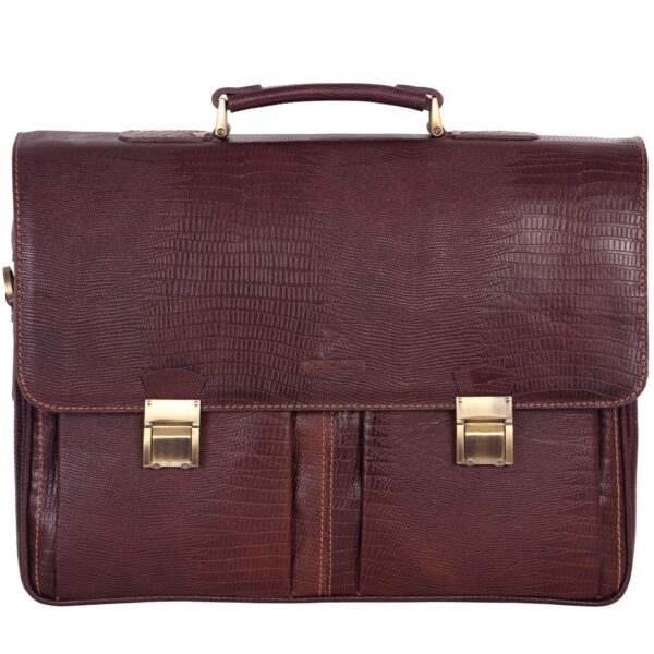 Classic Leather Messenger Bag – Elegant & Chic