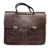 Classic Real Leather Messenger Bag - Durable & Elegant for Daily Use