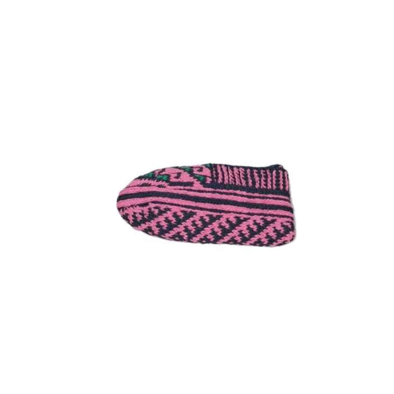 Crochet Slipper for Women- Handwoven, Traditional Style in Pink