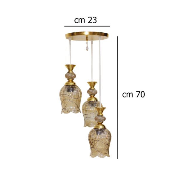 Crystal Cluster Pendant Ceiling Light for Contemporary Interiors