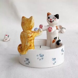 Decorative Ceramic Candle Holder for a Cozy, Inviting Atmosphere