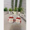 Decorative Ceramic Shaker Set – Santa Claus Design Ideal for Modern Kitchens
