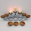 Decorative Haft Seen Set with a Sturdy Metal Stand for a Stunning Nowruz Table Setup