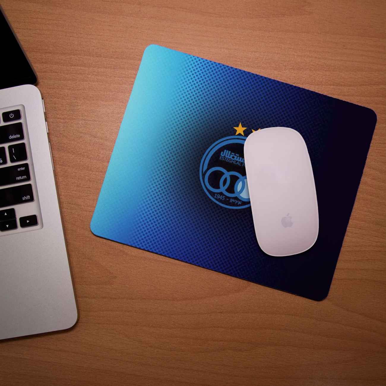 Desk Mouse Pad with Esteghlal Football Team Design