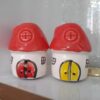 Elegant Ceramic Shakers Cottage Design - Artistic Kitchen Accessories