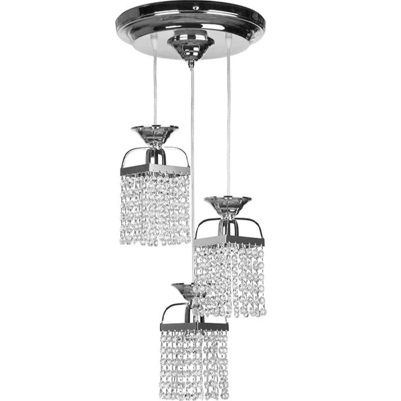 Elegant Crystal Cluster Pendant Ceiling Light for a Luxurious Glow