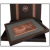 Engraved Brass Framed Art - Horse Design