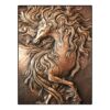 Engraved Brass Framed Art - Horse Design