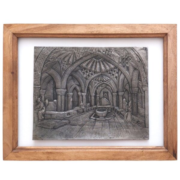Engraved Panel Wall Frame – Old Bathhouse Design