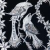 Engraved Panel of Two Birds with Boteh Jegheh Design