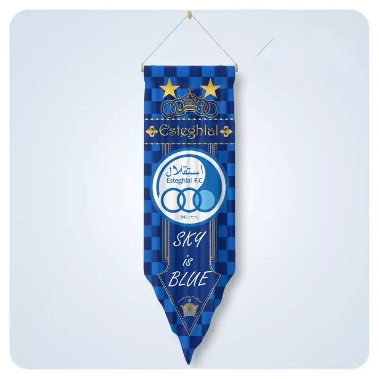 Esteghlal Football Club Fan Wall Tapestry – Show Your Passion for Esteghlal FC