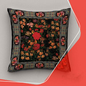 Velvet Printed Cushion Cover for Elegant Home Decor (2x)