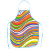 Fantasy Kitchen Apron with Curve Pattern