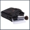 Fashionable Artificial Leather Messenger Bag with Adjustable Shoulder Strap