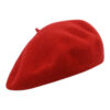 Felt French Beret Hat for Women – Easy to Pack and Wear in Red