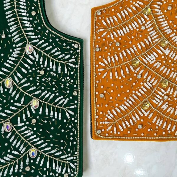 Handcrafted Beaded Embroidery Vest for Women