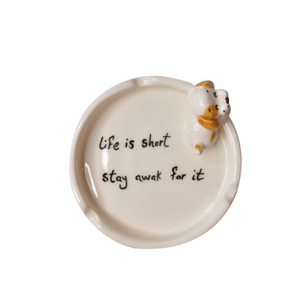 Handcrafted Ceramic Ashtrays Dog Design – Unique & Cute Style