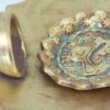 Handcrafted Ceramic Wall Plate Candle Stand – Beautiful Accent for Any Room