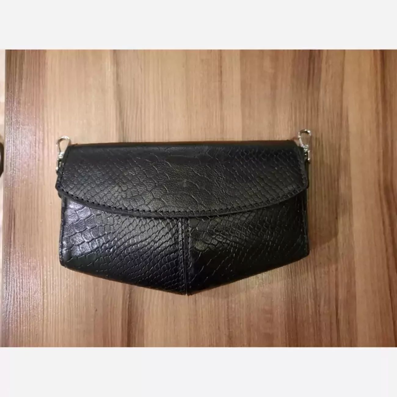 Handmade Real Leather Chain Strap Bag - Stylish and Durable