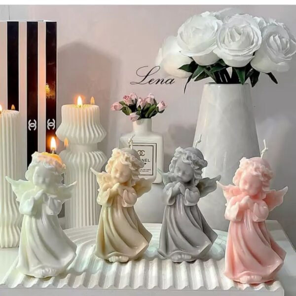 Handmade Sculpture Candle Little Angle – Gift & Decor Idea