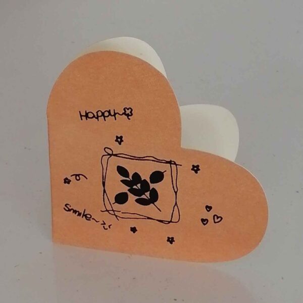 Heart Pattern “Happy” Card A Modern Celebration (X10)