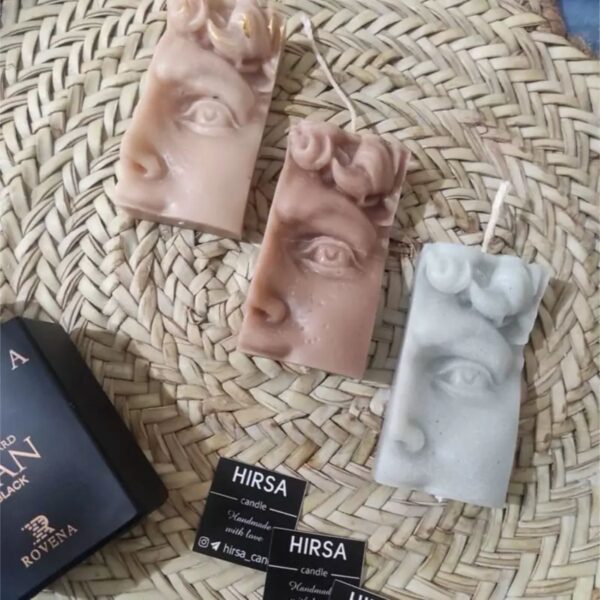 Human Face Candle A Touch of Art and Light