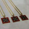 Kaveh's Banner Necklace with Stainless Steel Chain – A Symbol of Persian Strength and Legacy 3 Pcs